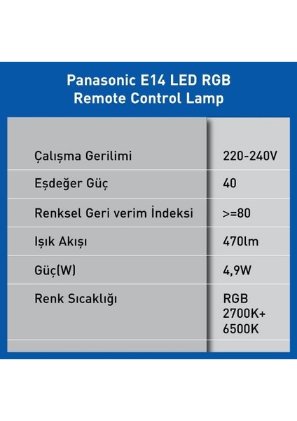 LED Akıllı Wi-Fi Rgb E14 Lamba 4,9W fiyatları