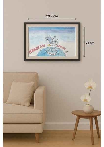 Norman Isaac 22X14CM Orijinal Karikatür Tablo fiyatları