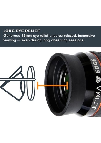 Ultima Edge - 15 mm Düz Alan Mercek - 1,25 Inç fiyatları