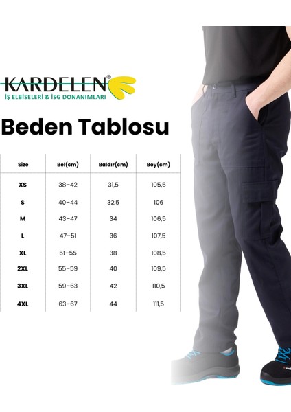 Galanthus Kışlık İş Pantolonu - Soğuk Havalara Dayanıklı ve Konforlu