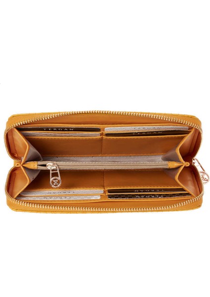 Sarı Print Kadın Cüzdan - S1CB00055813-S7S