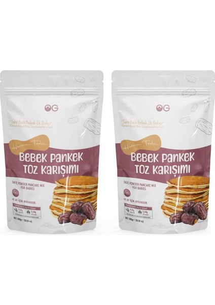 Og 2'li Hurma Tozlu Bebek Pankek Toz Karışımı 300 gr +8 Ay fiyatları