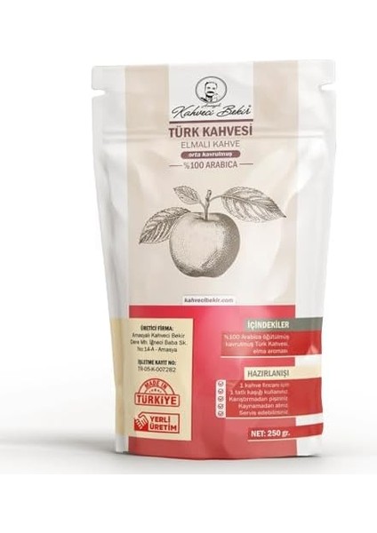 Amasyalı Kahveci Bekir Elmalı Türk fiyatları