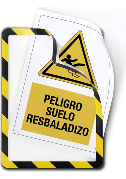 194974 Praesentationsrahmen, Magneto, Dın A4, Pvc, 2 Adet