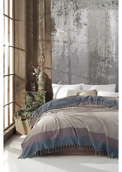 Artemis Peştamal Pike, Koltuk Örtüsü, Yatak Örtüsü, Piknik Örtüsü 200X250 cm (Bej)