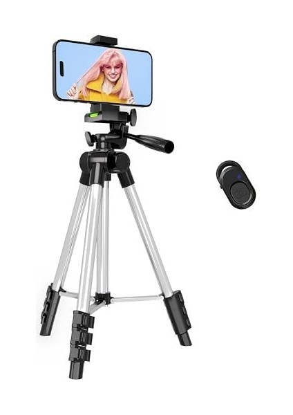 Telefon Tripodu – 33-110CM Katlanabilir Telefon Tutucu, 360° Döner Başlık, Bluetooth Kumandalı Selfie Çubuğu, Ios/ Uyumlu, Kamera ve ile Kullanılabilir fiyatları