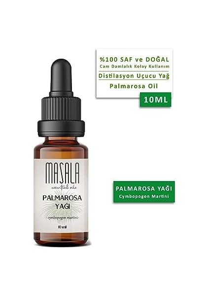 Masala Saf Palmarosa Yağı 10 Ml. - (Palmarosa Essential Oil) fiyatları