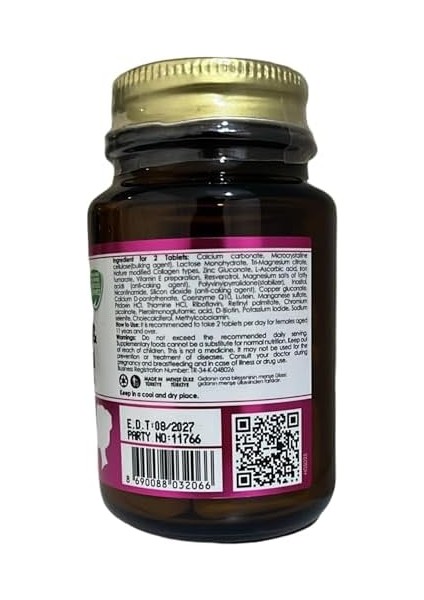 Shiffa Home Multivitamin Kadın 1760 Mg 30 Tablet | Koenzim Q10, Lutein, Resveratrol, Kollajen ve Vitamin-Mineral Desteği | Enerji, Bağışıklık ve Güzellik Için fiyatları