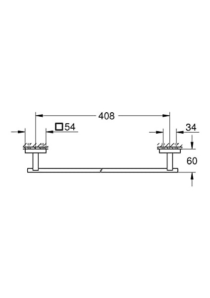 Start Cube Uzun Havluluk, 450 Mm, Duş, Aksesuarları, Krom, 40987000 fiyatları