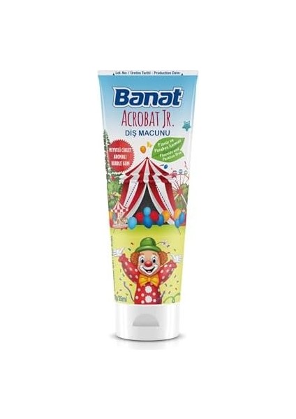 Banat Acrobat Junior Ağız Bakım Diş Fırça Seti (Mavi) fiyatları