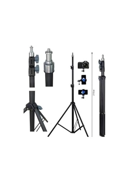 Vooka Güçlendirilmiş Profesyonel Alüminyum Döküm Ağırlık Dayanıklı Ringlight 21-18 Inç Standı fiyatları