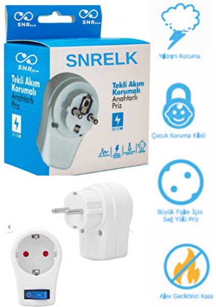 - (Akım-Şok-Çocuk) Korumalı Priz fiyatları