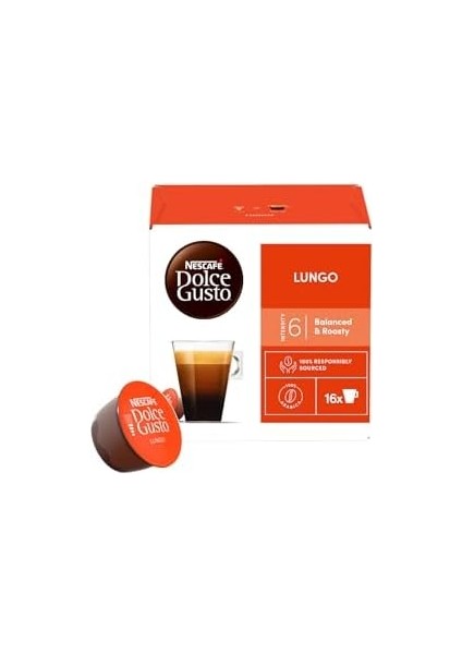 Nescafe Dolce Gusto Lungo 16 Kapsül 89.6 gr