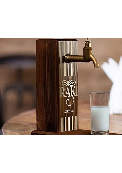 Özel Rakı Baskılı Musluklu Ahşap Içki, Içki Çeşmesi, Doğum Günü Hediyesi, Ev Hediyesi, Içecek Dispenseri fiyatları