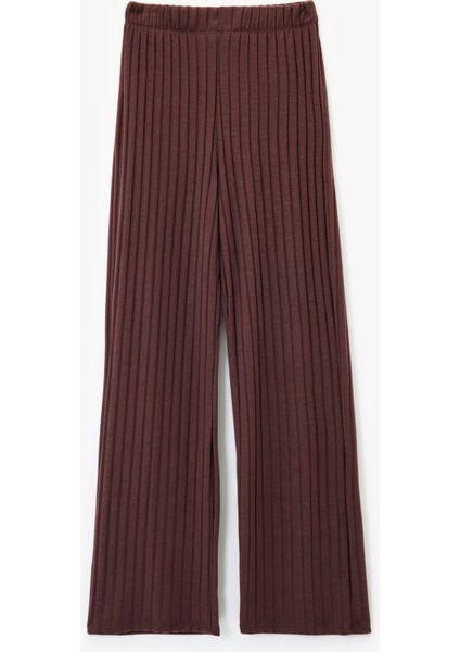 Rahat Kalıp Bol Düz Paça Pijama Altı