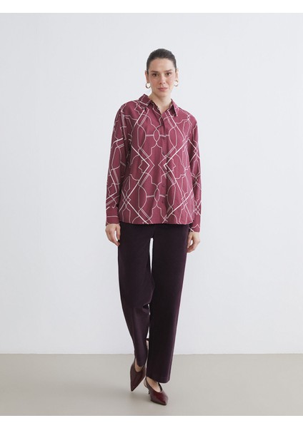 Yeni Sezon Desenli Kadın Gömlek modelleri