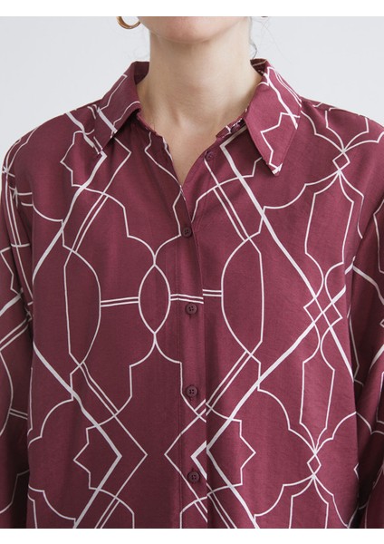 Yeni Sezon Desenli Kadın Gömlek fırsatları