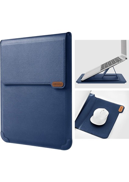 15,6 Inç Dizüstü Bilgisayar Kılıfı Dizüstü Bilgisayar Standı Ayarlanabilir, MacBook Pro 16"/15" 15.6" Hp Asus Acer Chromebook Bilgisayar Için Mouse Padli Bilgisayar