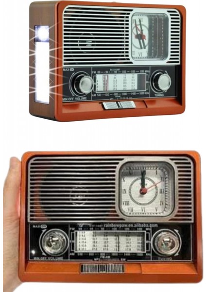 Nostaljik Vintage Radyo Taşınabilir Bluetooth Bağlantılı Hoparlör Radyo fiyatları