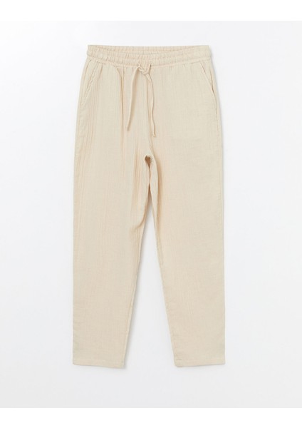Yeni Sezon Beli Lastikli Rahat Kalıp Kadın Pantolon indirimleri