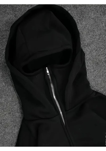 Unisex Baskılı Hırka Ninja Maskeli 3 Iplik Oversize fiyatları