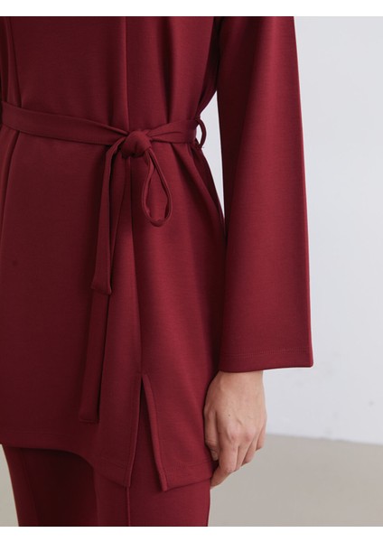 Yeni Sezon Beli Kuşaklı Kadın Sweatshirt Tunik modelleri