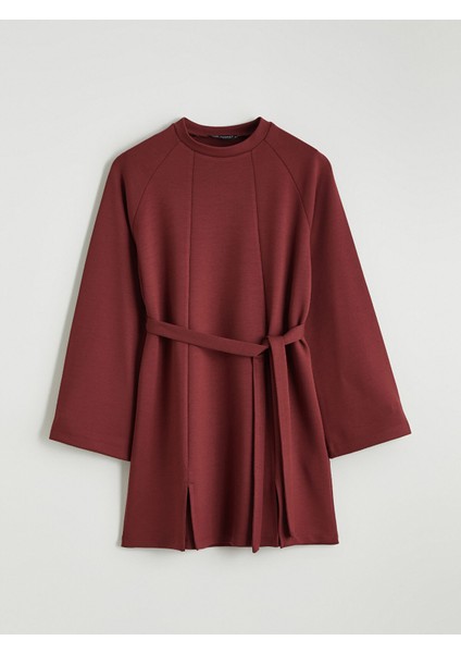 Yeni Sezon Beli Kuşaklı Kadın Sweatshirt Tunik indirimleri