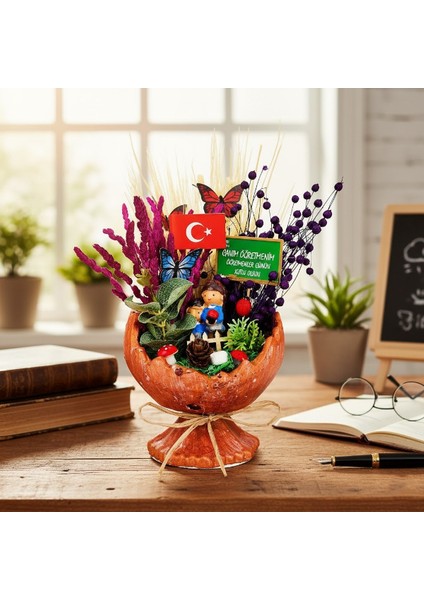 Küçük Kırık Yumurta Teraryum - Öğretmenler Günü Hediyesi fiyatları