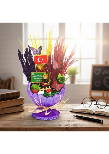 Küçük Kırık Yumurta Teraryum - Öğretmenler Günü Hediyesi fırsatları