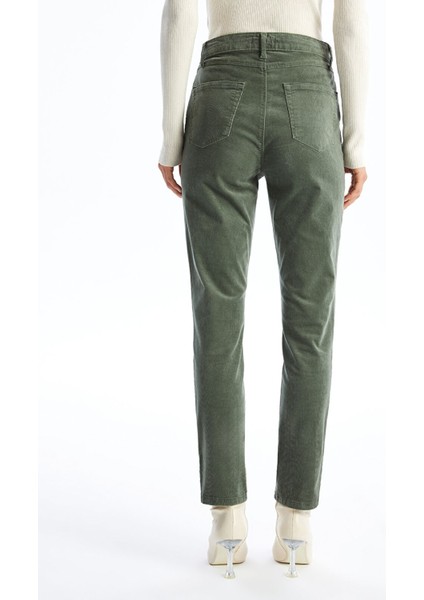 Yeni Sezon Dar Fit Kadife Kadın Pantolon fırsatları