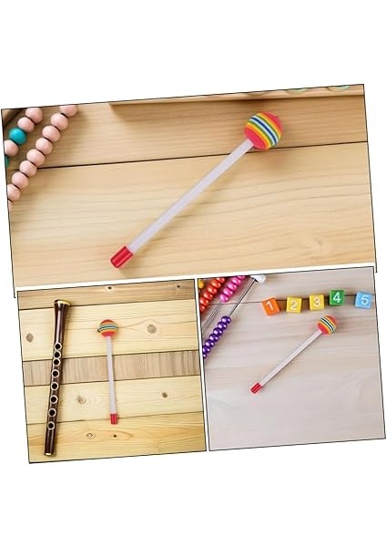12 Adet Renkli Davul Tokmağı Yumuşak Köpük Başlı Plastik Percussion Çubukları ile Erkek Kız Için Eğlenceli Müzik Uygulamaları modelleri