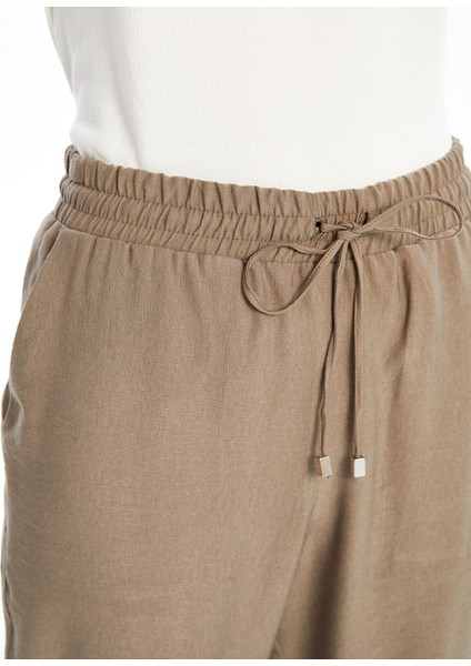 Yeni Sezon Beli Lastikli Loose Fit Kadın Pantolon modelleri