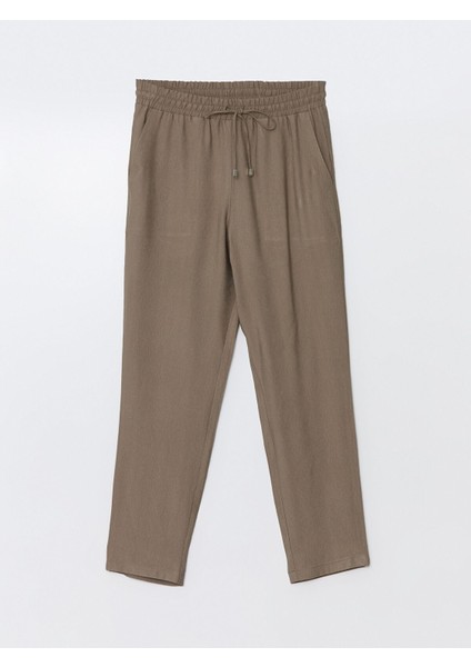 Yeni Sezon Beli Lastikli Loose Fit Kadın Pantolon indirimleri