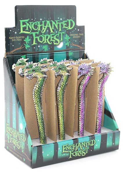 Dragonlu Polyester Tükenmez Kalem