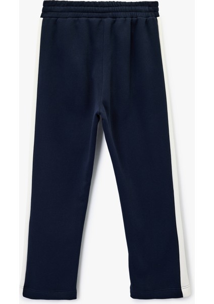 Şardonlu Cep Detaylı Renk Kontrastlı Beli Lastikli Kışlık Eşofman Altı fiyatları