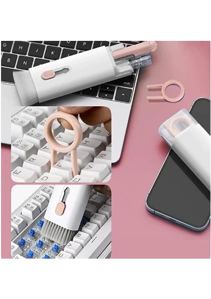 Çok Fonksiyonlu 7 Parça Airpods Klavye Ekran Kulaklık Temizleme Kiti (5047) modelleri