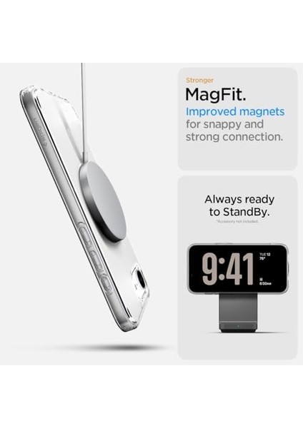 16E Ince Kılıf Ultra Sararma Karşıtı Duraclear™ Hava Kanalı Teknolojisi™ Askeri Sınıf Koruma Magfit Frost Mat Kapak - ACS09145 fiyatları