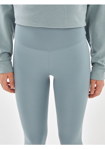 Yeni Sezon Kadın Beli Lastikli Ekstra Dar Fit Düz Tayt modelleri