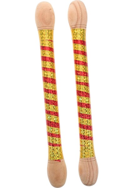 2pcs Ahşap Davul Çubukları Çocuklar Davul Çubukları Danandiya Çubukları Navratri Dandiya Için Çubuklar Davul Pratiği ve Performans Için Genç Davulcular Için Dans Dansı
