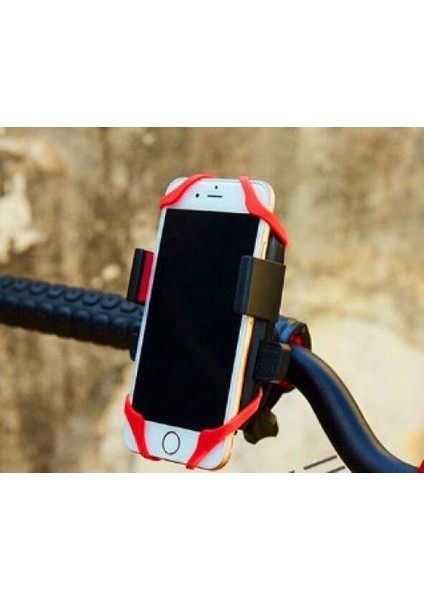 Lastik Destekli Standlı Bisiklet Telefon Tutucu modelleri