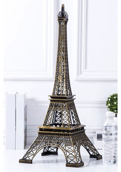 Metal Eyfel Kulesi Dekor Hediyelik Masa Üstü Dekor Hediyelik Şık Televizyon Ünitesi Biblo