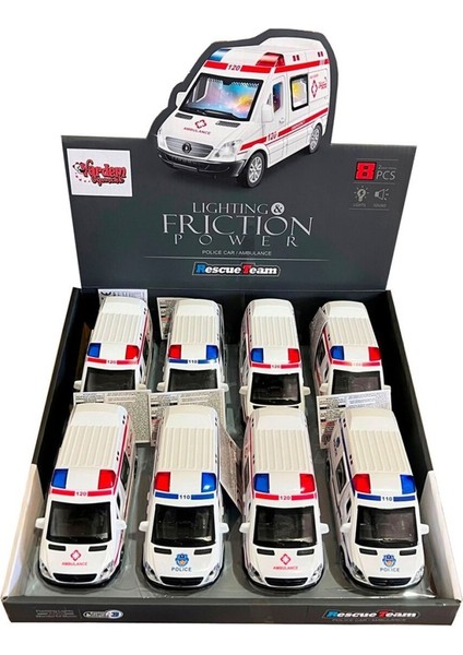 HT-7737 Surt Işıklı Sesli Ambulans Polis