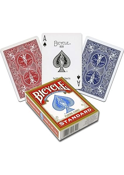 Rider Back International Standard Index Oyun Kartı, Mavi/kırmızı indirimleri