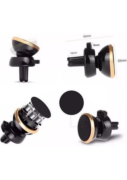 Araç Telefon Tutacağı Güçlü Mıknatıs / 360° Dönme/metal Gövde, Manyetik Cep Telefonu Tutacağı, Tüm Telefonlar Için Gösterge Panelinde Yapıştırma, 6 Mıknatıslı Son Teknoloji, Mavi fiyatları