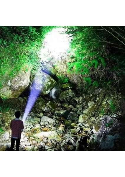 El Feneri 8 Mod Şarjlı Fosforlu Mıknatıslı LED El Feneri modelleri