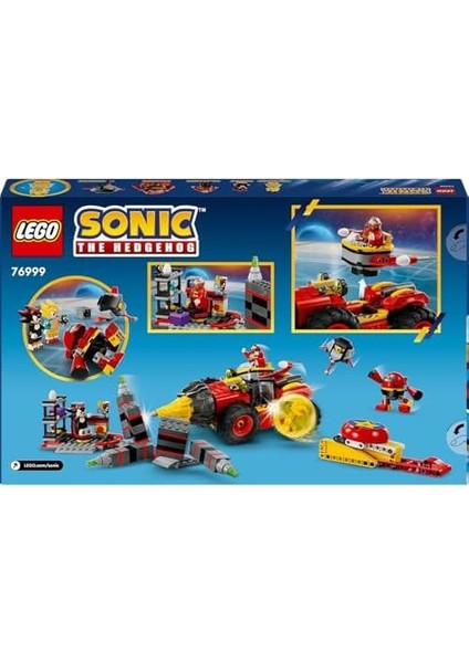 The Hedgehog Super, Egg Drillster’a Karşı 76999 – 8 Yaş ve Üzeri Kız ve Erkek Çocukları Için Shadow ve Dr. Eggman Içeren Yapım Seti, Çocuklar Için Doğum Günü Hediyesi (590 Parça) modelleri