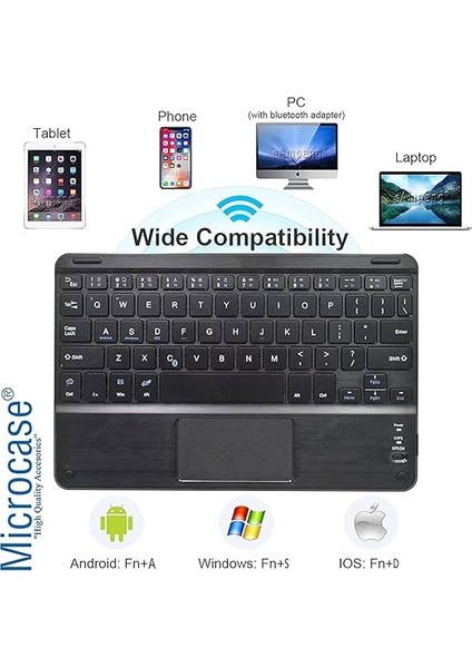 Lenovo Tab M10 TB328FU 10.1 Inch / T328 Bluetooth Touchpad Klavyeli Kılıf-Bkk5 indirimleri