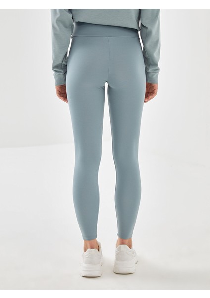 Yeni Sezon Kadın Beli Lastikli Ekstra Dar Fit Düz Tayt fırsatları