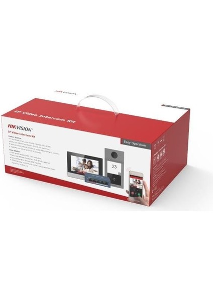 DS-KIS604-P(C) VİLLA TİP IP VIDEO INTERCOM KIT