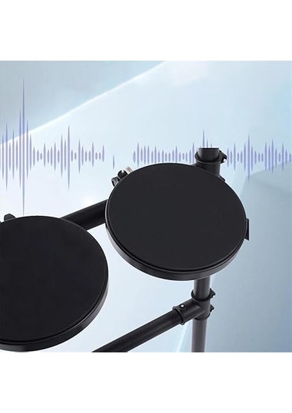 Electronic Drums Five Drum Full Mesh Electronic Drum Set Built-In Metronomer Professional Practice Pad Drum Stand fırsatları